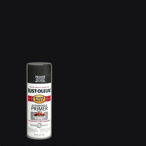 Rust-Oleum Stops Rust 12 oz. Matte Dark Gray Automotive Primer Spray Paint-2089830 - The Home Depot