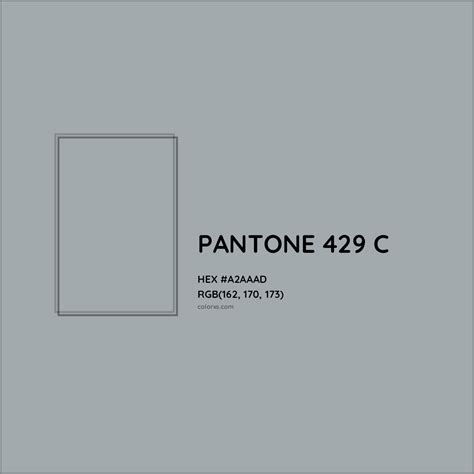 About PANTONE 429 C Color - Color codes, similar colors and paints ...