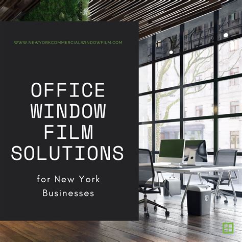 Office Window Film Solutions for New York Businesses