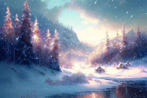 Download Ai Generated, Forest, Winter. Royalty-Free Stock Illustration Image - Pixabay