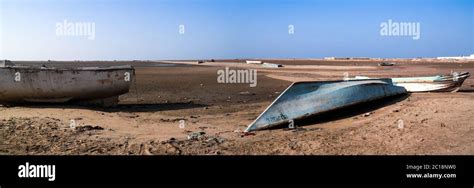 Panorama of Berbera port and beach with boats Somalia Stock Photo - Alamy