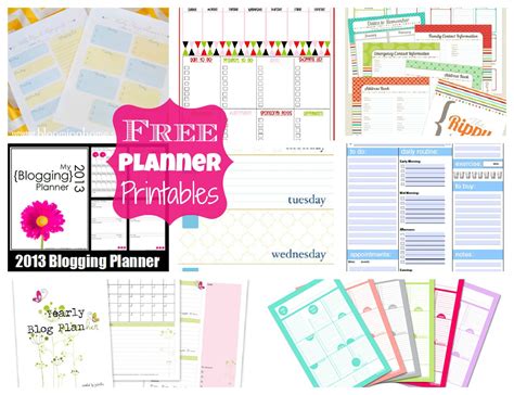 Free Planner Printables - Happy-Go-Lucky