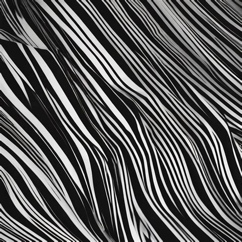 Premium AI Image | A black and white striped pattern is shown in this image