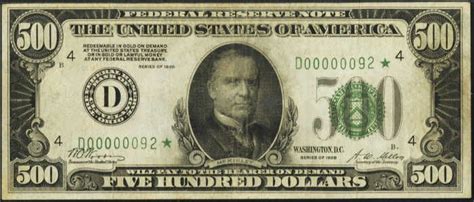 $500 Star Notes Bills | Money notes, 10 dollar bill, Dollar bill