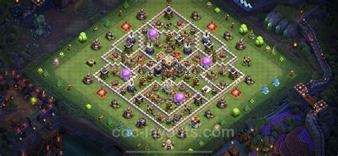 Best Anti 2 Stars Base TH11 with Link, Hybrid 2023 - Town Hall Level 11 Base Copy - (#64)