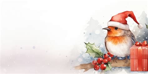 Robin Bird At Christmas Free Stock Photo - Public Domain Pictures