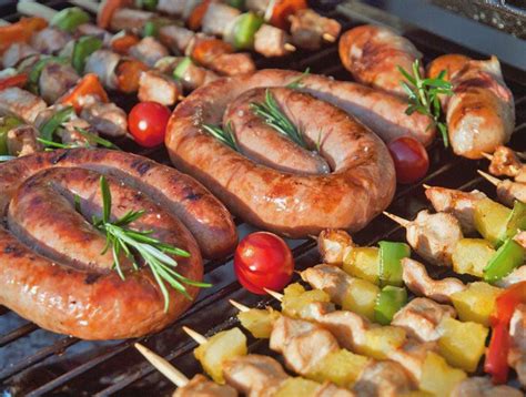 The food above is a traditional braai which is an Afrikaans word for ...