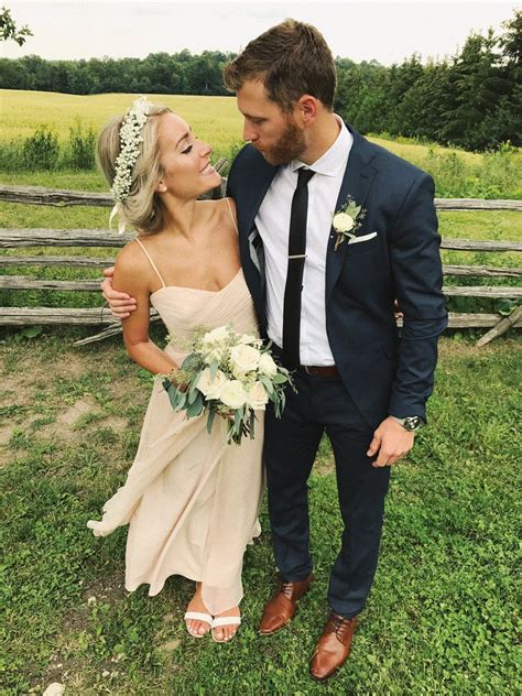 Ryanne Breton and Claude Giroux at a friend's wedding. | Wedding, Wedding events, Friend wedding