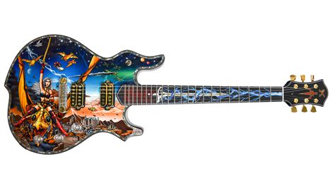 This Heavy Metal-themed six-string from Minarik Guitars boasts just about the most epic electric ...