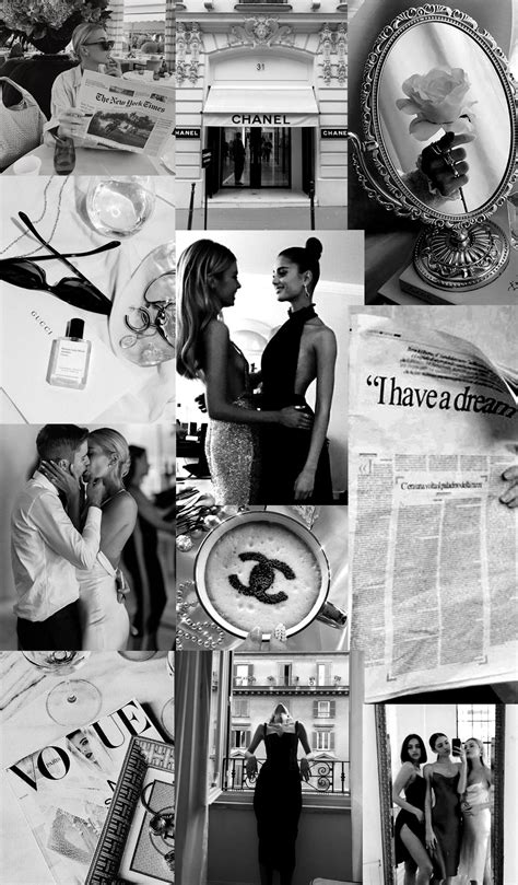 14 Black Collage Wallpapers : Luxury Life Aesthetic Black & White 1 - Fab Mood | Wedding Color ...