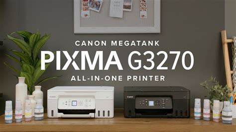 Canon PIXMA G3270 MegaTank Inkjet Printer - YouTube