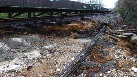 Isle of Wight trains suspended after floods | Meridian - ITV News