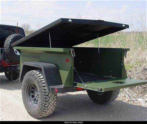 Rugged ’N Ready Backwoods Trailer | Off road trailer, Camping trailer, Jeep trailer