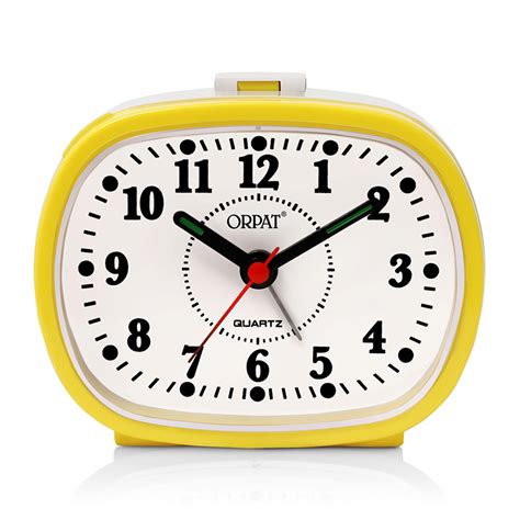 Orpat TBZL-607 Snooze Buzzer Alarm Clock (Yellow) | Orpat Group