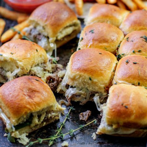 Philly Cheesesteak Sliders Recipe - The Latina Homemaker