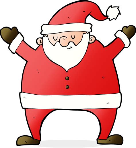 cartoon santa claus 12288787 Vector Art at Vecteezy