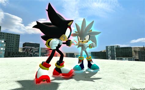 Shadow VS Silver by Someguy2132 on DeviantArt