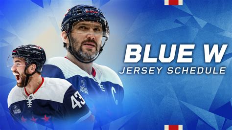 Capitals Announce Blue W Third Jersey To Be Worn for 11 Home Dates ...