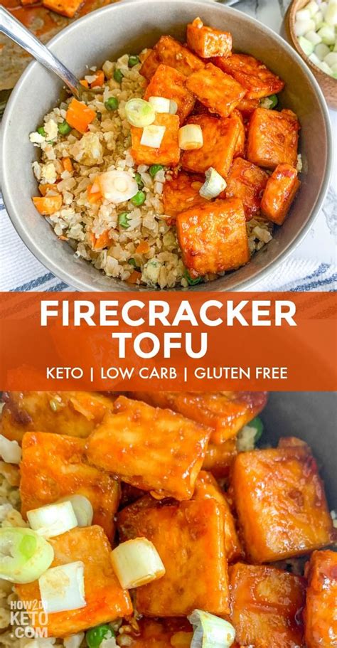 Keto Firecracker Tofu | Low carb vegetarian, Low carb vegetarian ...