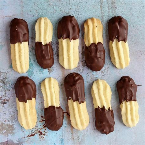 Viennese Fingers Biscuits – Gluten Free & Chocolate Dipped