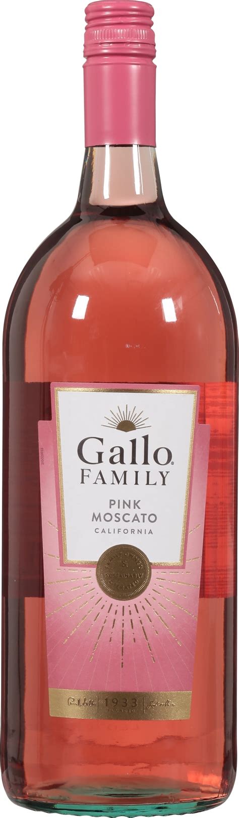 Gallo Family Vineyards Pink Moscato Rose Wine, 1.5L Bottle - Walmart.com