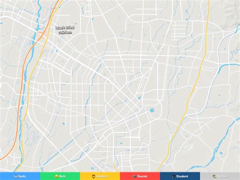 Taichung Neighborhood Map