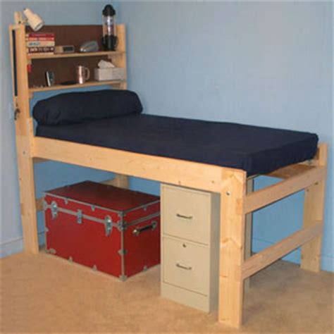 Platform Beds: Solid Wood All Sizes High Riser Bed USM ...