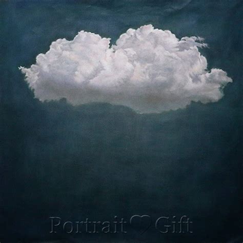 Abstract Cloud Oil Painting - Portrait Gift