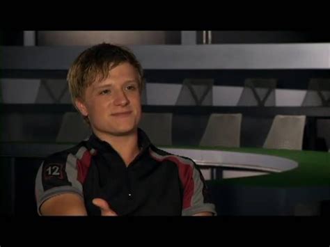 Josh Hutcherson's behind the scenes interview | Hunger games, Interview, Hunger games series