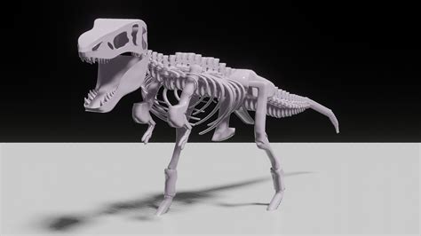 3D Printable Dinosaur Skeleton - Printable Word Searches