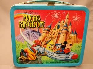 1980 Disney Magic Kingdom/Wonderful World Lunchbox With Thermos ...