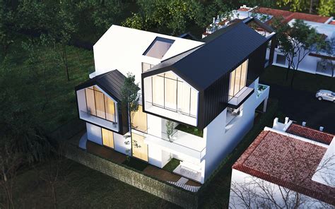 Twin House on Behance