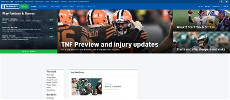 CBS sports: Fantasy Football, Baseball, Basketball, Hockey, Racing and Golf