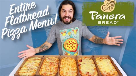 I Ate EVERY Flatbread Pizza From Panera | Panera Flatbread Pizza Review ...