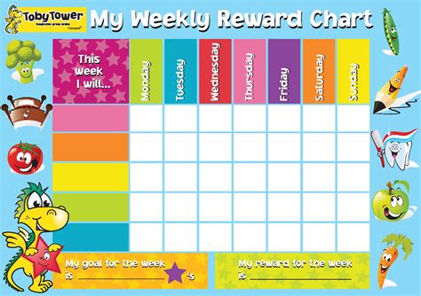 7 Best Images of Weekly Sticker Charts Printable - Free Printable Kids ...