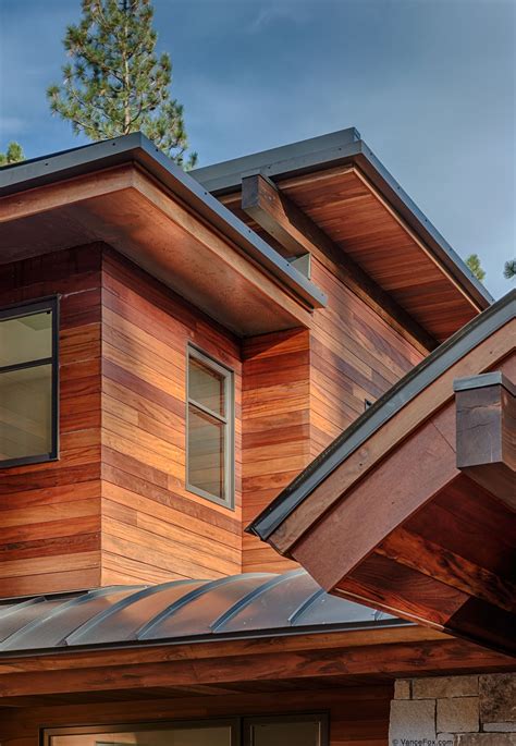 Cabin with Tigerwood siding in Truckee, CA. Built by NSM Construction ...