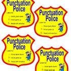 FLUENCY- PUNCTUATION POLICE BADGES - TeachersPayTeachers.com