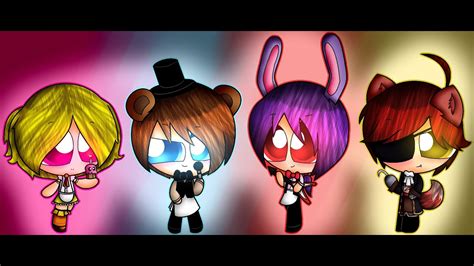 Five Night At Freddy's In PPG ~ PPG SpeedPaint ~ - YouTube