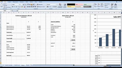 Creating Management Accounts using Excel #5 - YouTube