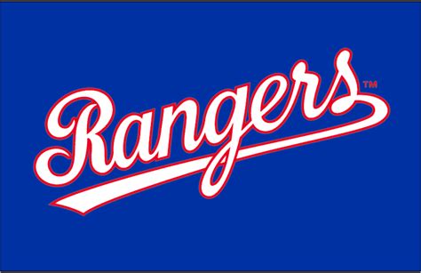 Texas Rangers Jersey Logo - American League (AL) - Chris Creamer's Sports Logos Page ...