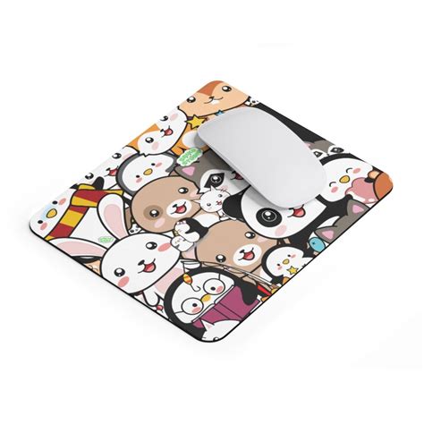 Animal Mouse Pad Kawaii Mousepad Computer Mouse Pad Cute | Etsy