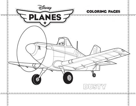 Dusty Crophopper From Disney Planes Coloring Page : Kids Play Color | Disney planes, Coloring ...