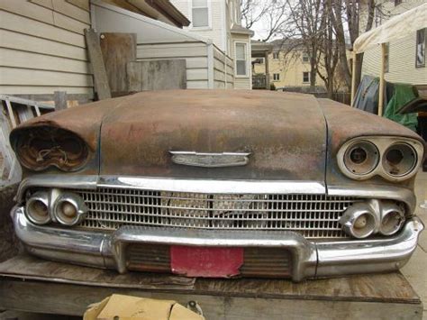 Sell 1958 CHEVY CHEVROLET DELRAY USED FRONT CLIP in Chicago, Illinois, United States