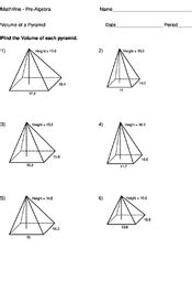 Volume of a Pyramid - MathVine.com