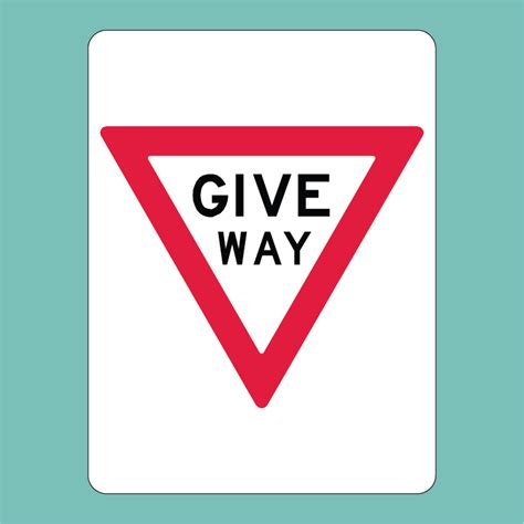 Traffic Sign - Give Way – Statutory Signs