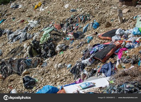 Pollution concept garbage pile in trash, waste dump or a landfill, waste from household, global ...