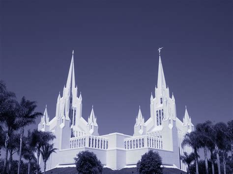 Download Temple Mormon Religious San Diego California Temple HD Wallpaper