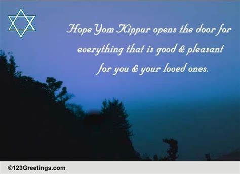 Heartfelt Wishes On Yom Kippur! Free Yom Kippur eCards, Greeting Cards ...