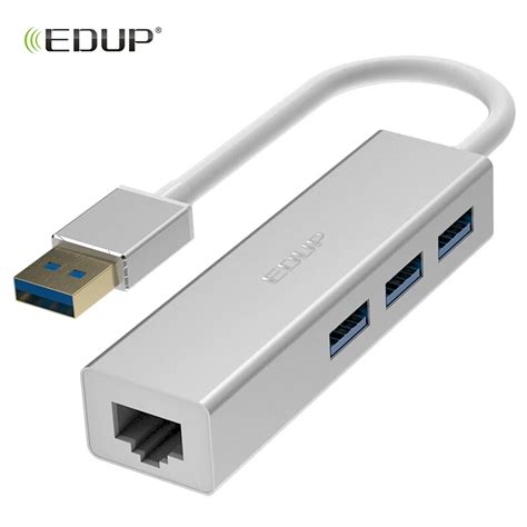 EDUP USB Hub 3.0 rj45 Ethernet Lan Wired Network Card Adapter 10/100 ...