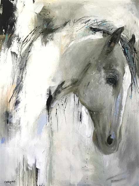 ‘Wild Inside’ original acrylic horse painting by Cher Devereaux | Abstract horse painting, Horse ...